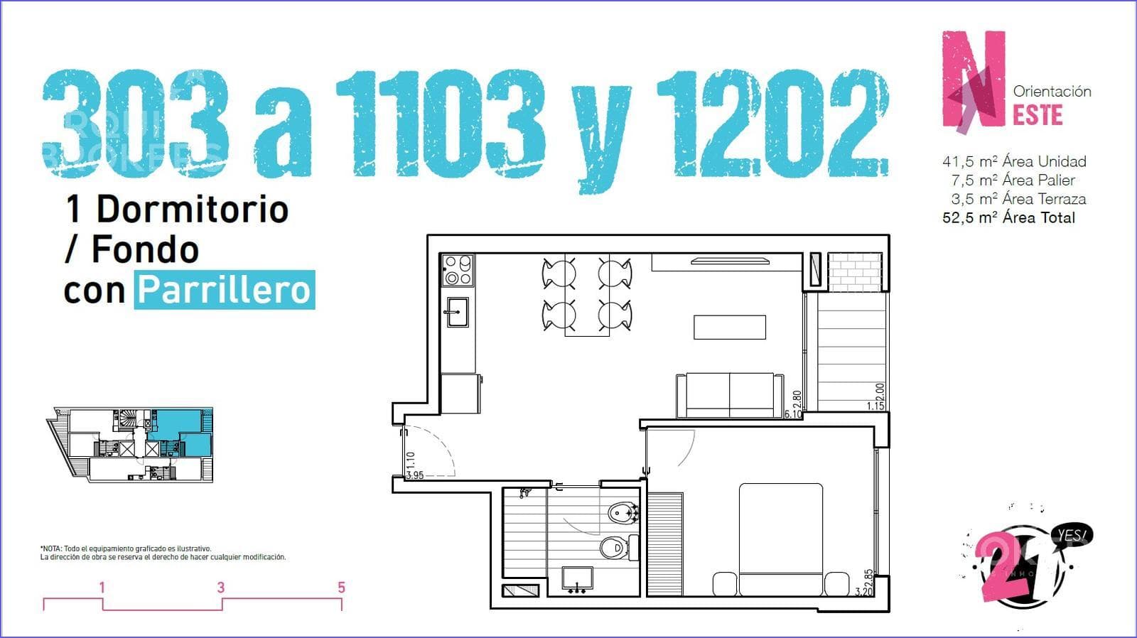 One-bedroom apartment for sale in Parque Rodó - 403