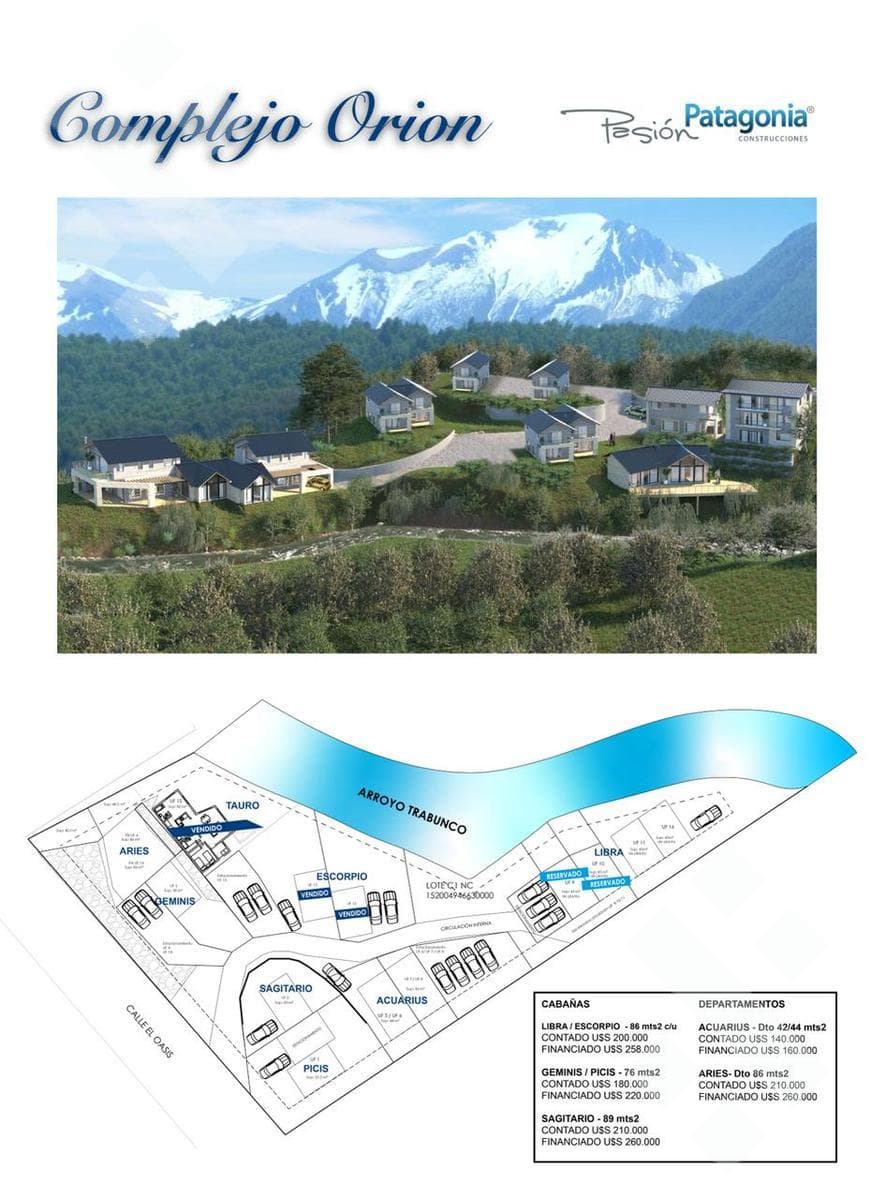 Cabin for Sale in San Martín de los Andes with Streamfront Property