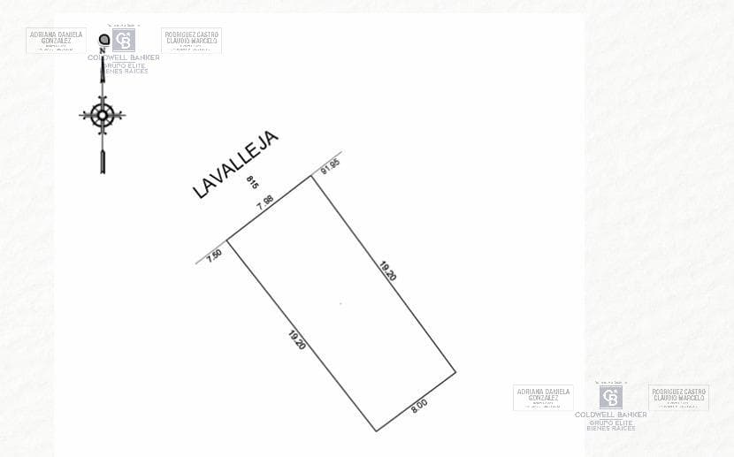 For Sale: Lot measuring 7 x 19, with a saleable area of approximately 1,068 m2. Villa Crespo