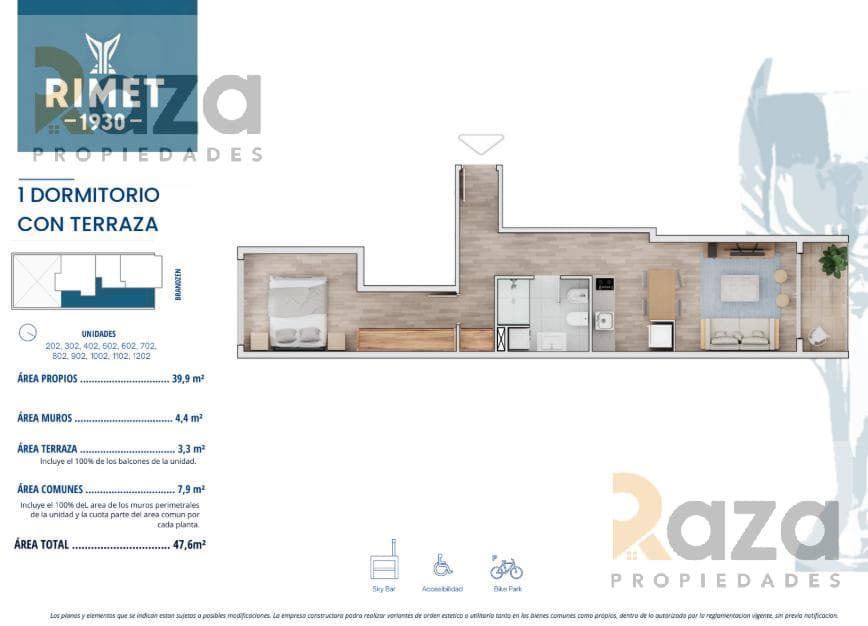 1-Bedroom Apartment for Sale in Cordón