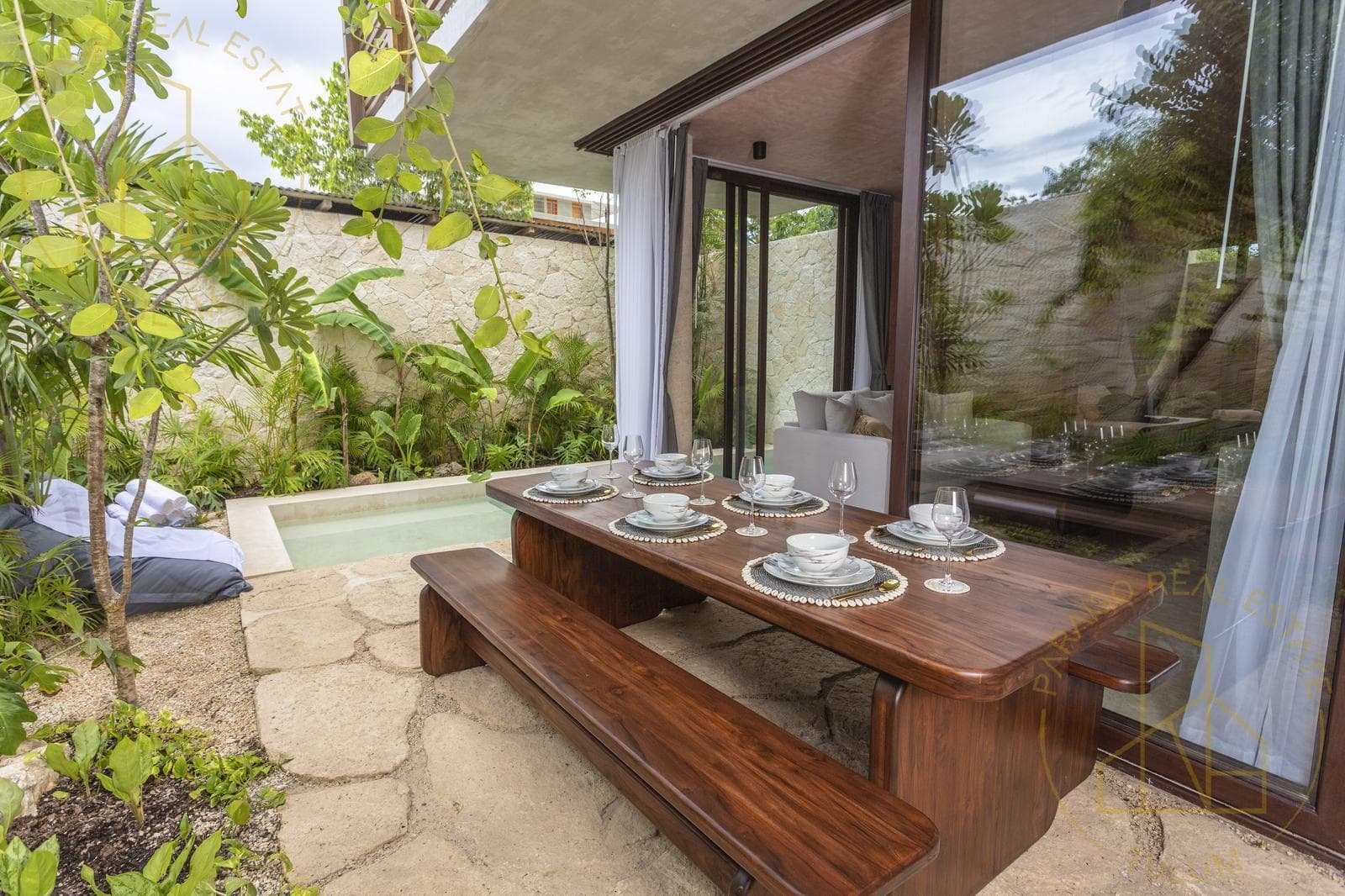 3-bedroom townhouse, 2 private pools, terrace - Villa 7 - Tulum Region 15