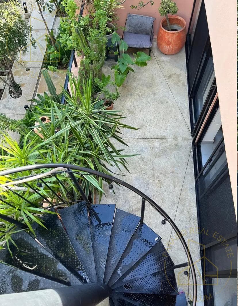 Cozy 2-bedroom apartment for rent on two levels, with a private hot tub on the rooftop, in Aldea Savia Tulum