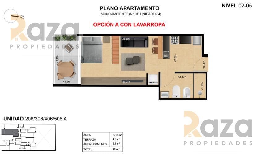 Studio Apartment for Sale in Cordon