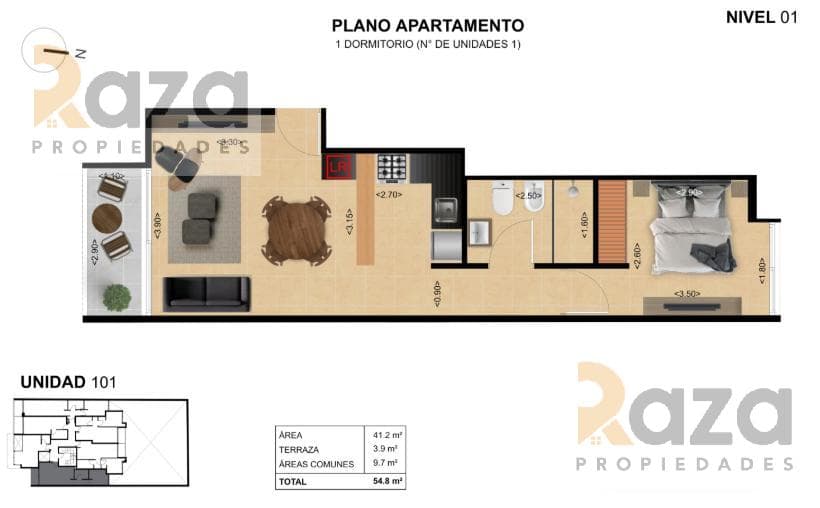1-Bedroom Apartment for Sale in Cordon