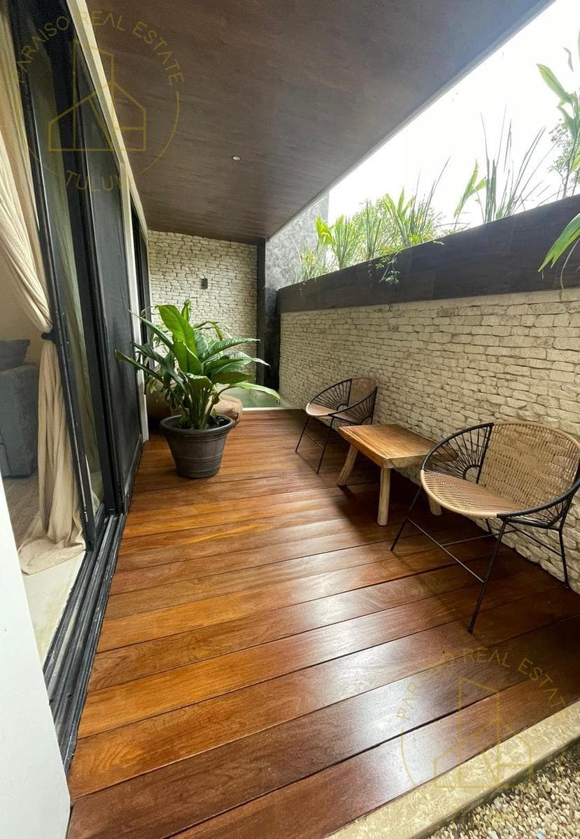 Ground-floor rental with private plunge pool and 1 bedroom in Angelique, Region 15, Tulum