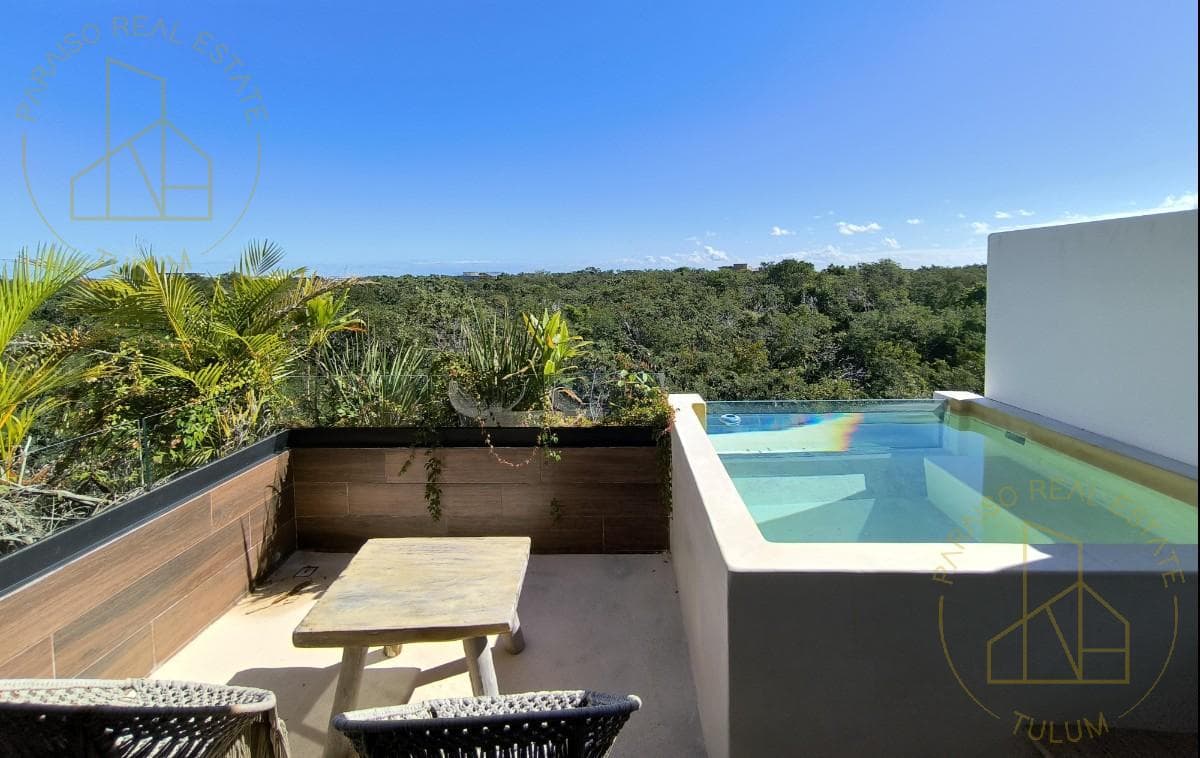 PH with Private Roof for Rent, Angelique Tulum, Region 15