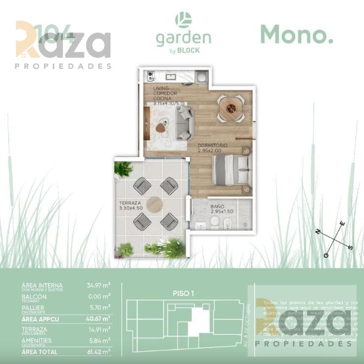 1-Bedroom Apartment for Sale