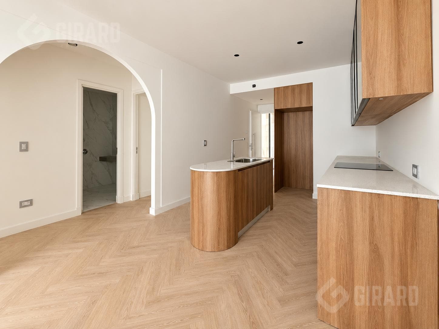 Brand-new 3-room apartment with a garage in the Guemes neighborhood.