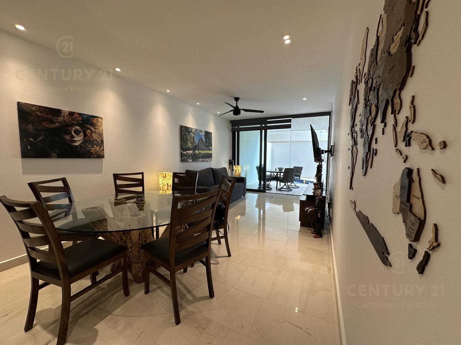 Apartment for Sale on Ground Floor, Furnished, Marila, 2BR/2.5BA, Marila, Playa del Carmen, P4528