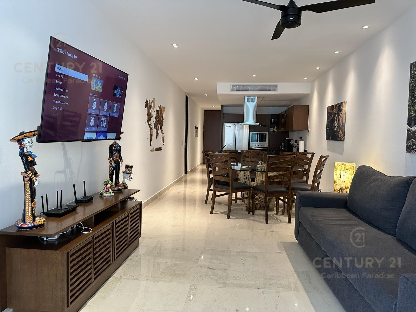 Apartment for Sale on Ground Floor, Furnished, Marila, 2BR/2.5BA, Marila, Playa del Carmen, P4528