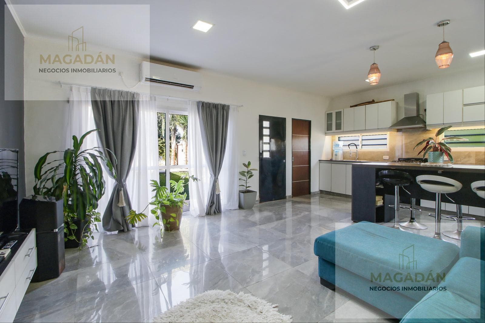 For Sale: 5-room house with patio, pool, and double garage—ITUZAINGO—Will accept trade