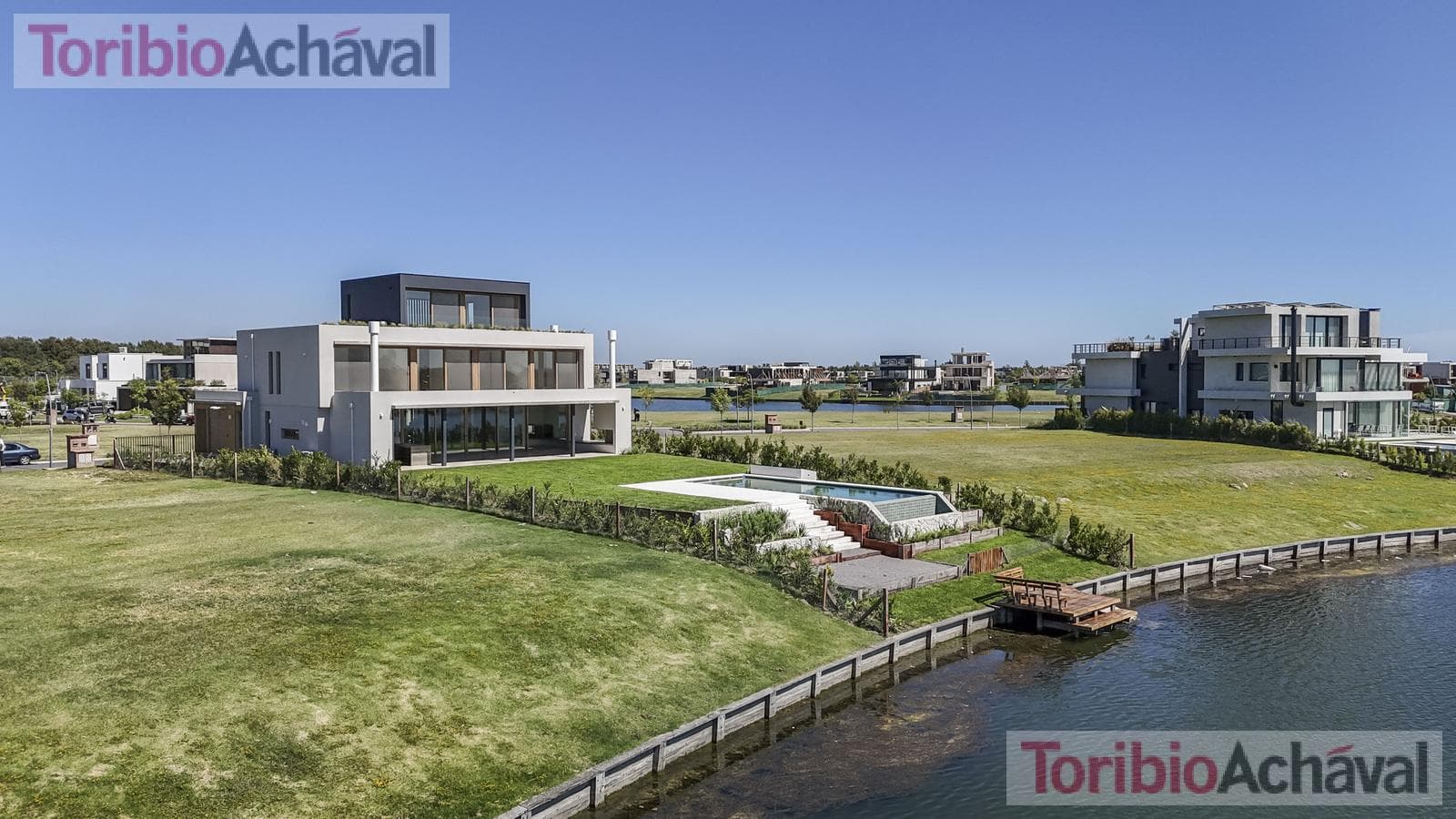 Brand-new, waterfront, premium home with 9 rooms for sale in Los Puentes, Nordelta
