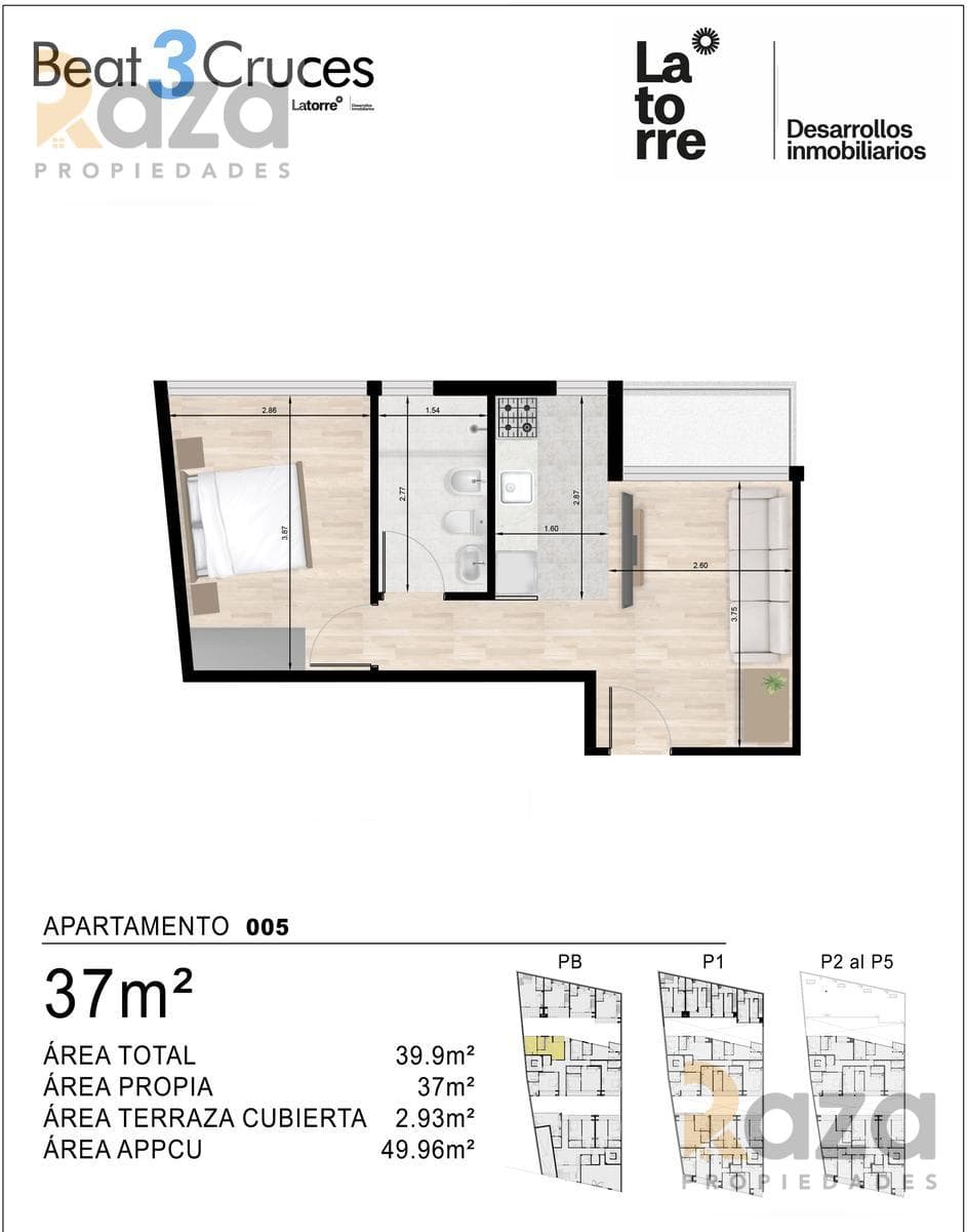 1-Bedroom Apartment for Sale in Tres Cruces