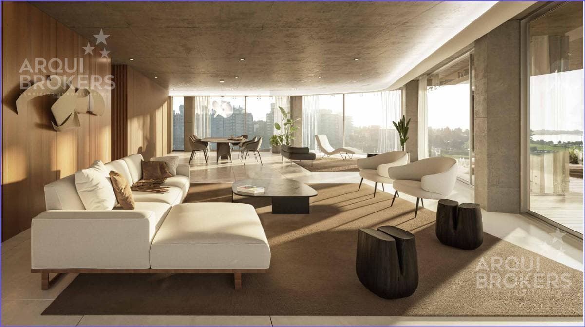 Four-bedroom apartment with living room for sale in Puerto Buceo - 3B