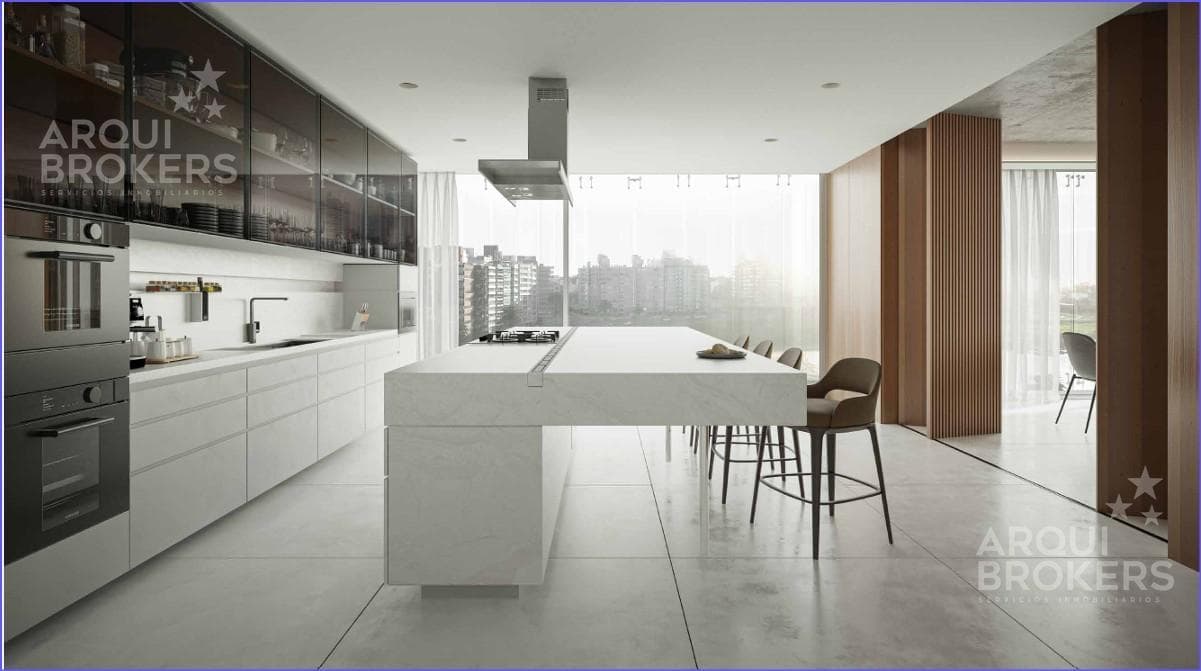 Three-bedroom apartment with living room for sale in Puerto Buceo - 5B
