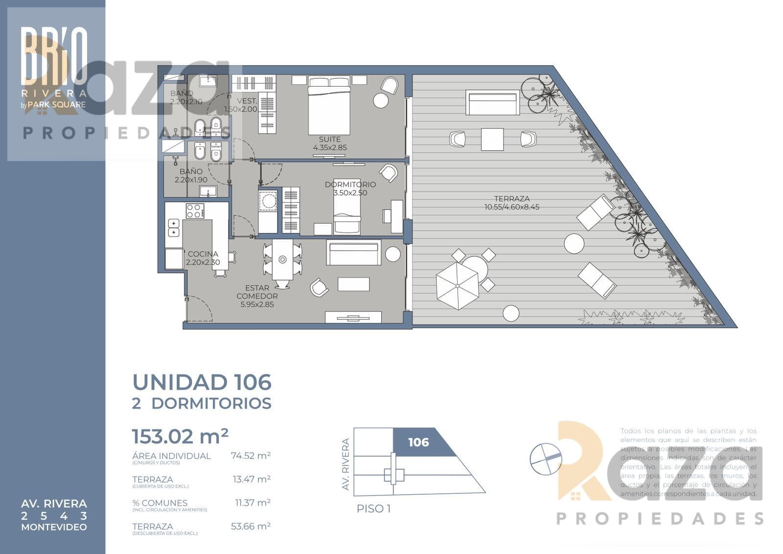 2-Bedroom Apartment for Sale in Pocitos