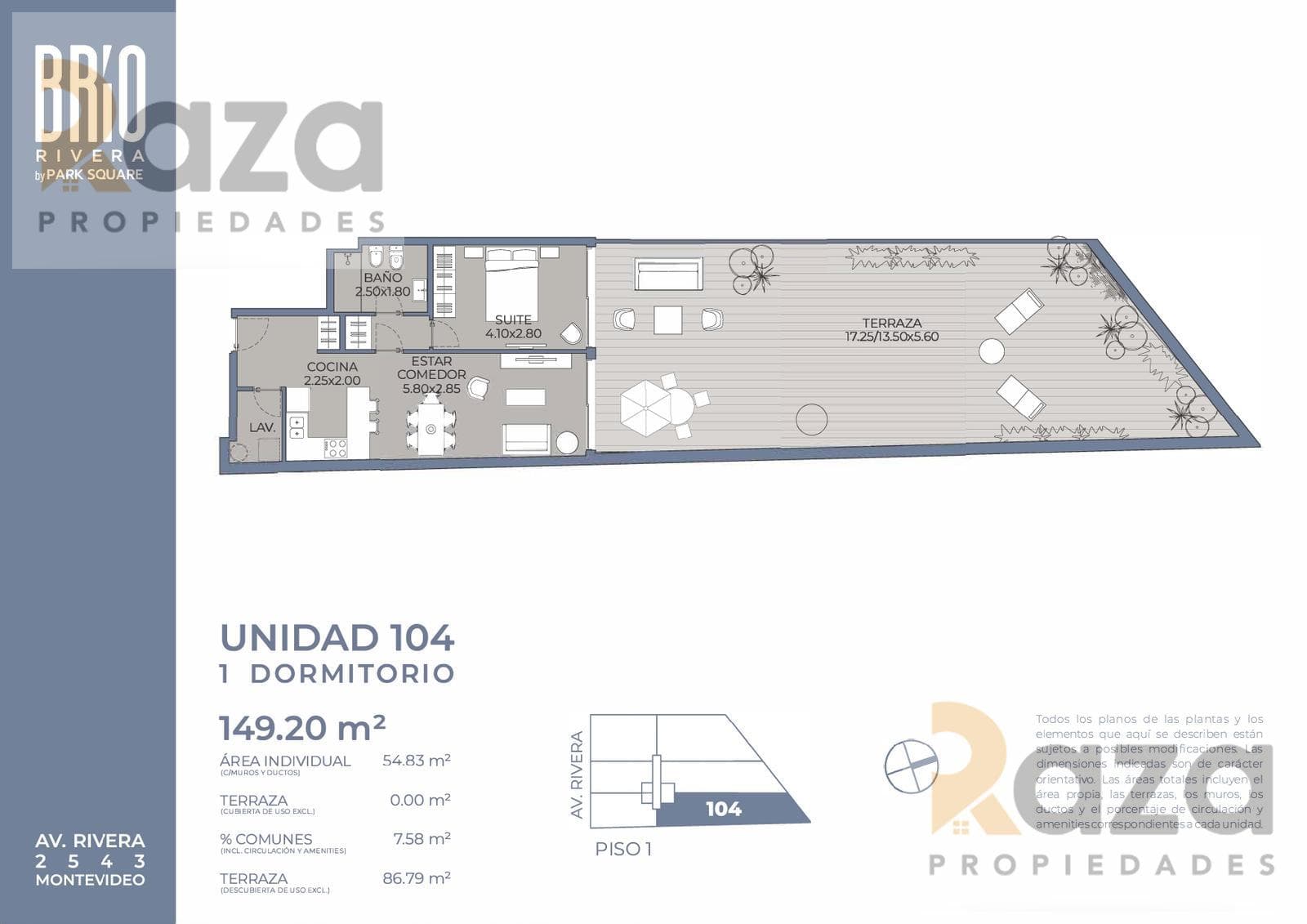 1-Bedroom Apartment for Sale in Pocitos