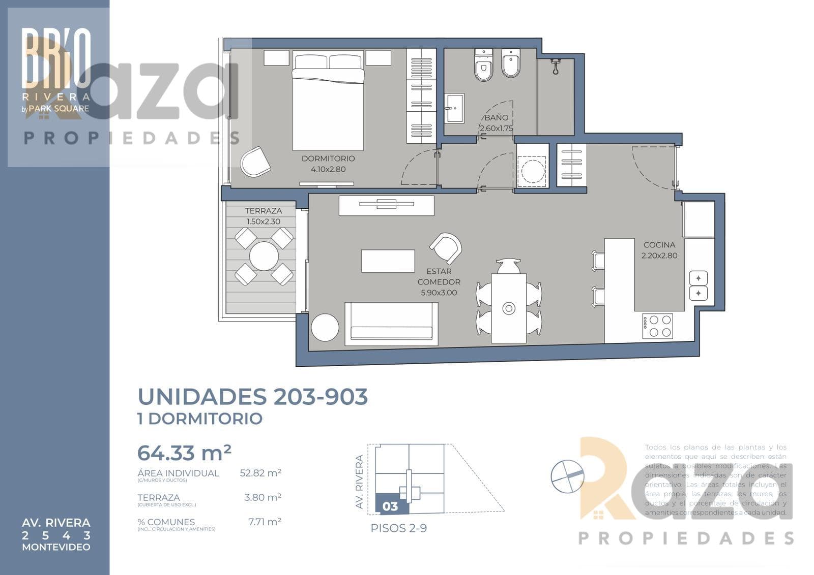 1-Bedroom Apartment for Sale in Pocitos