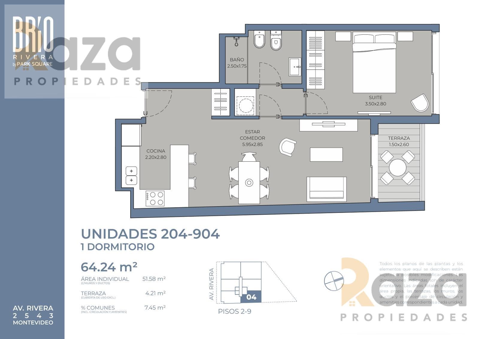 1-Bedroom Apartment for Sale in Pocitos