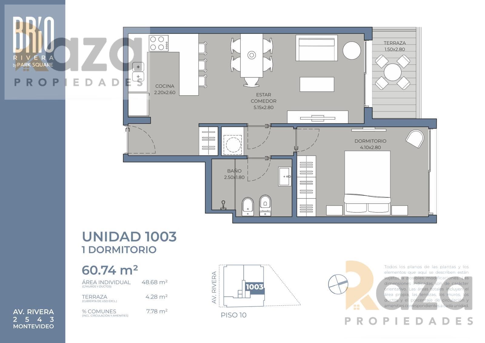 1-Bedroom Apartment for Sale in Pocitos