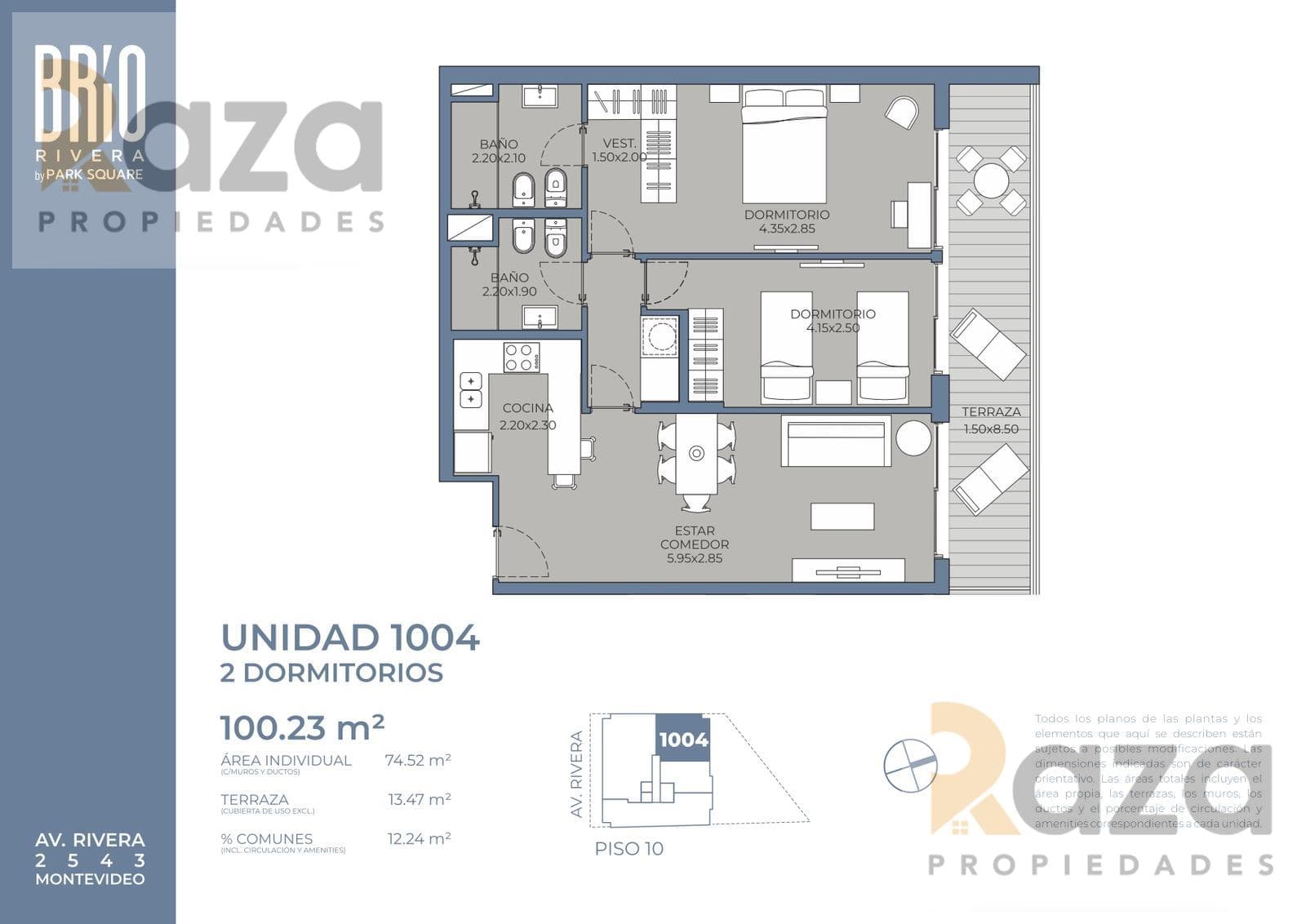 2-Bedroom Apartment for Sale in Pocitos
