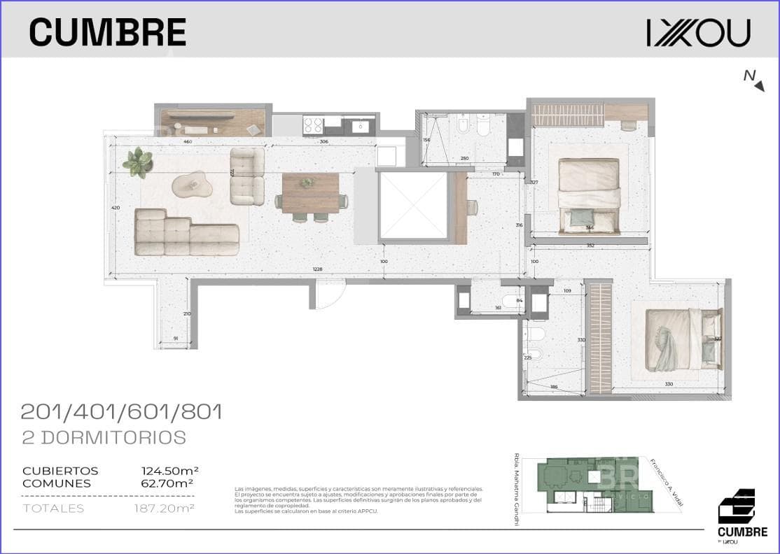 Two-Bedroom Apartment for Sale in Punta Carretas - 201