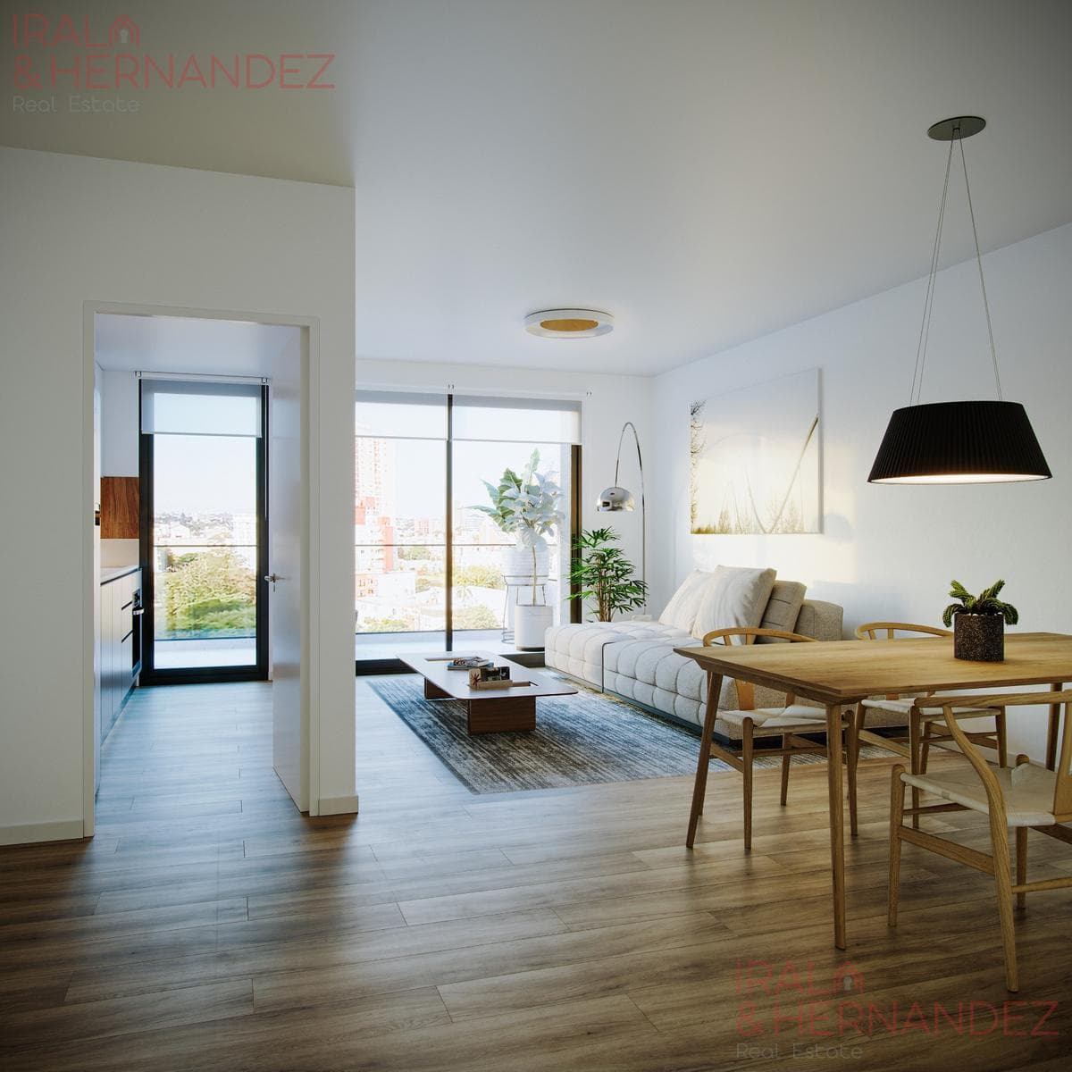3-room apartment in a low-rise building in Belgrano