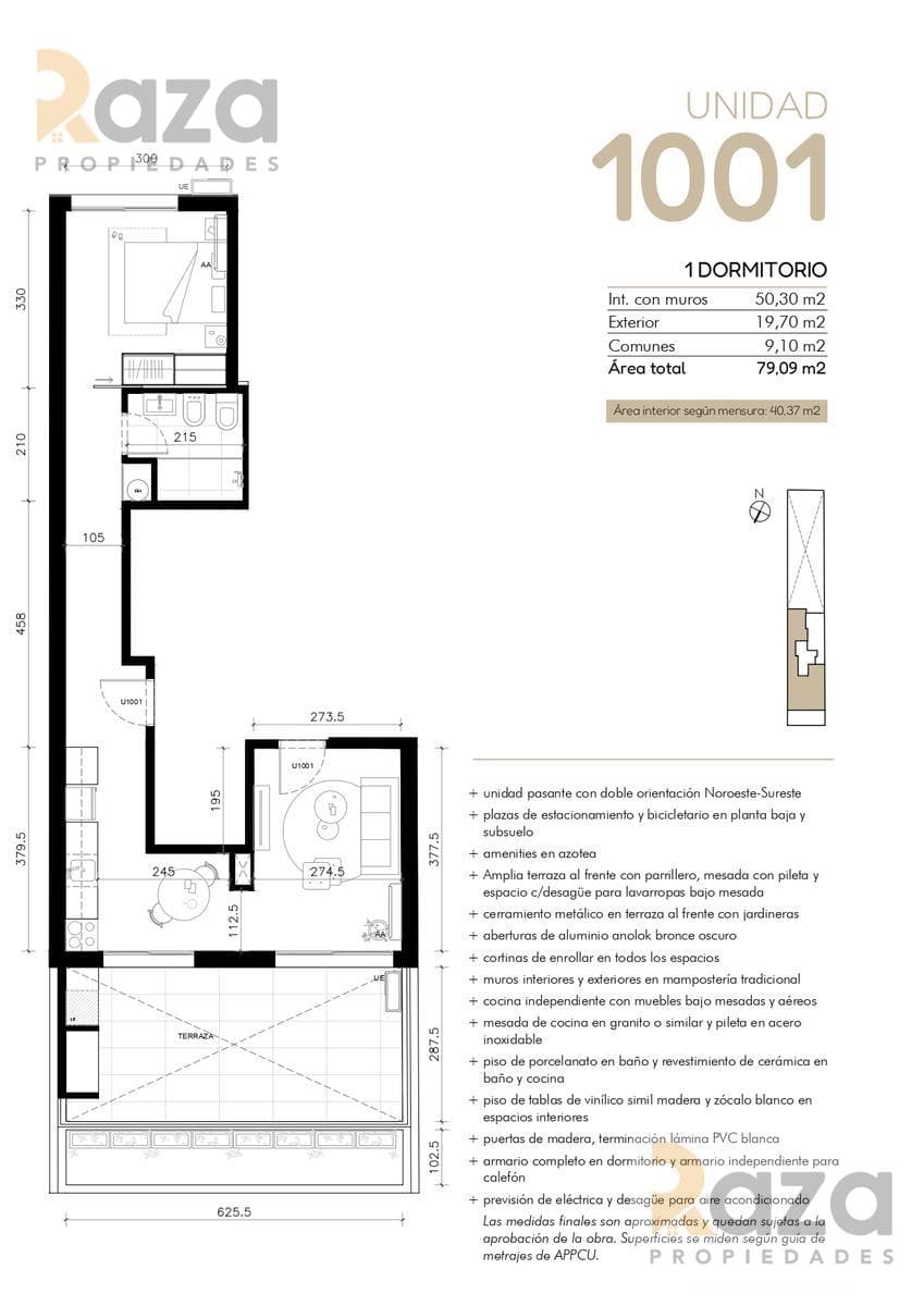 1-Bedroom Apartment for Sale in Cordon Sur