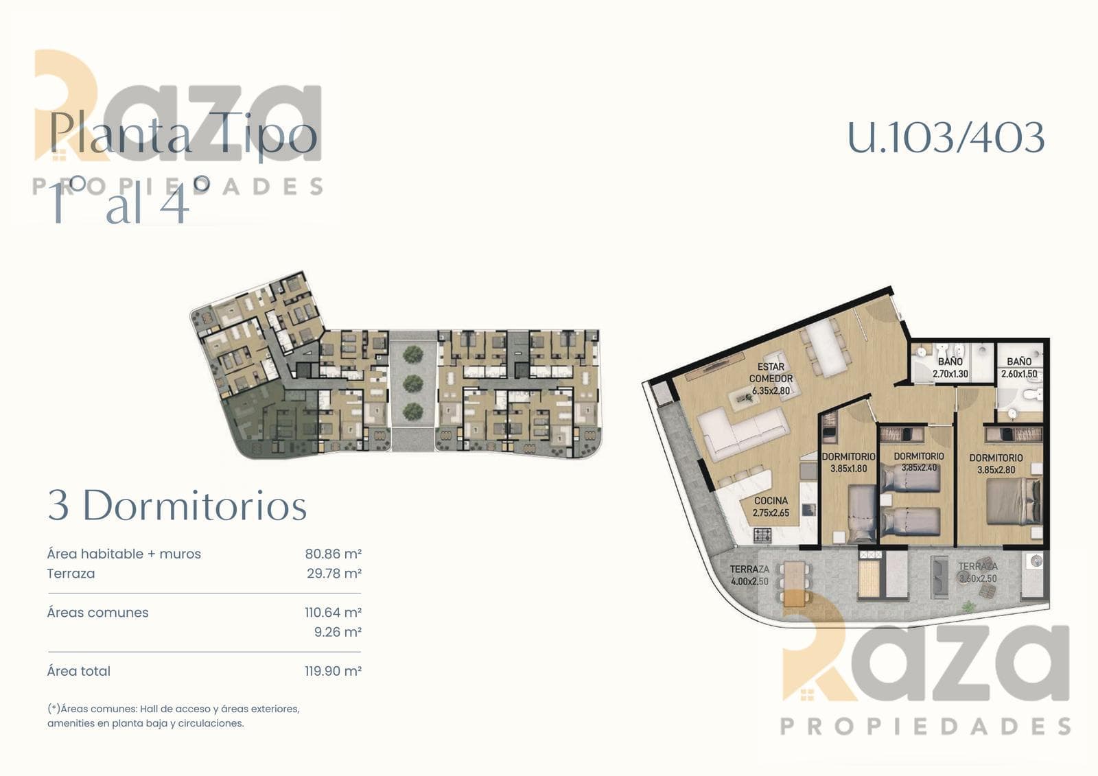 3-Bedroom Apartment for Sale in Ciudad de la Costa