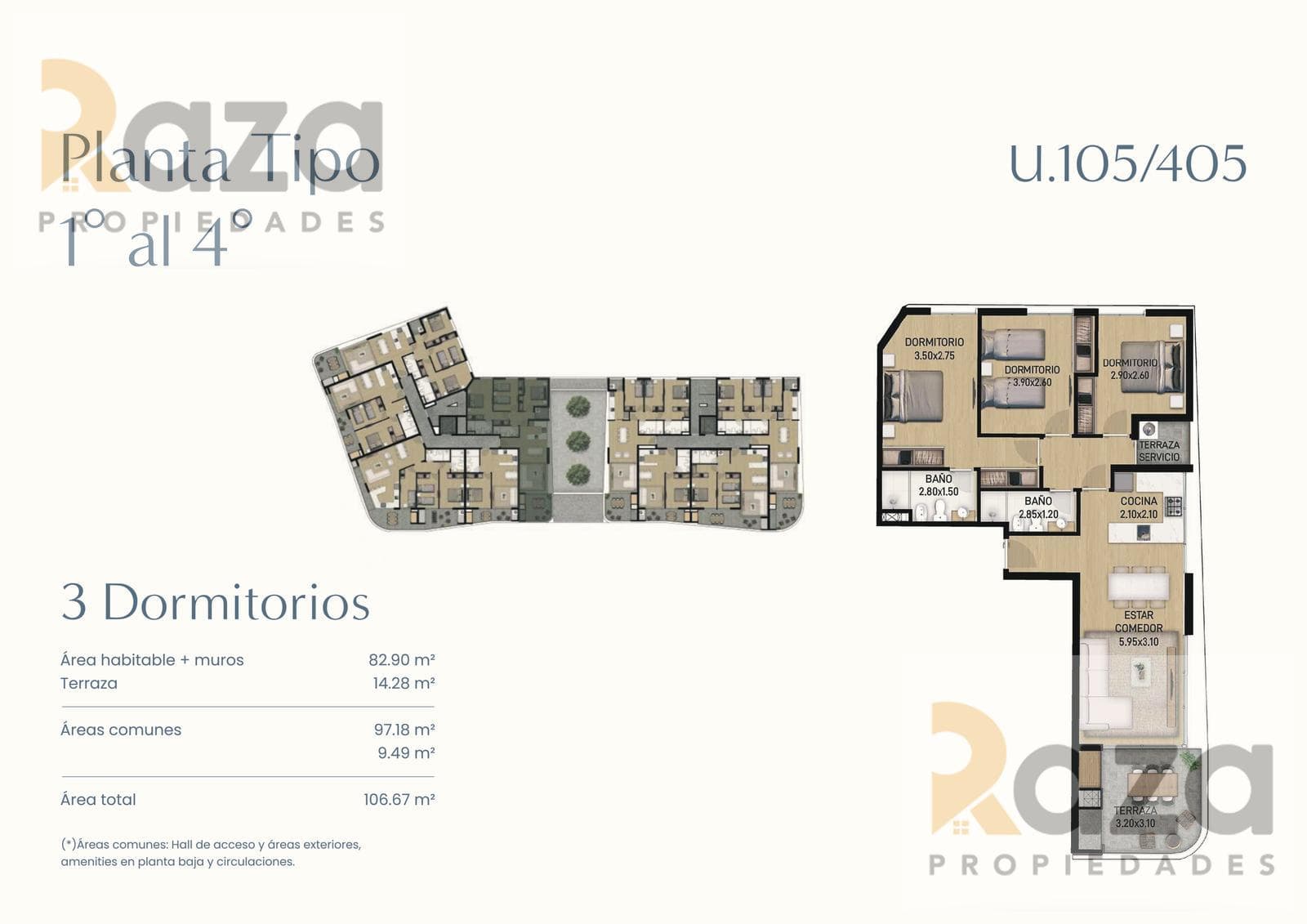 3-Bedroom Apartment for Sale in Ciudad de la Costa