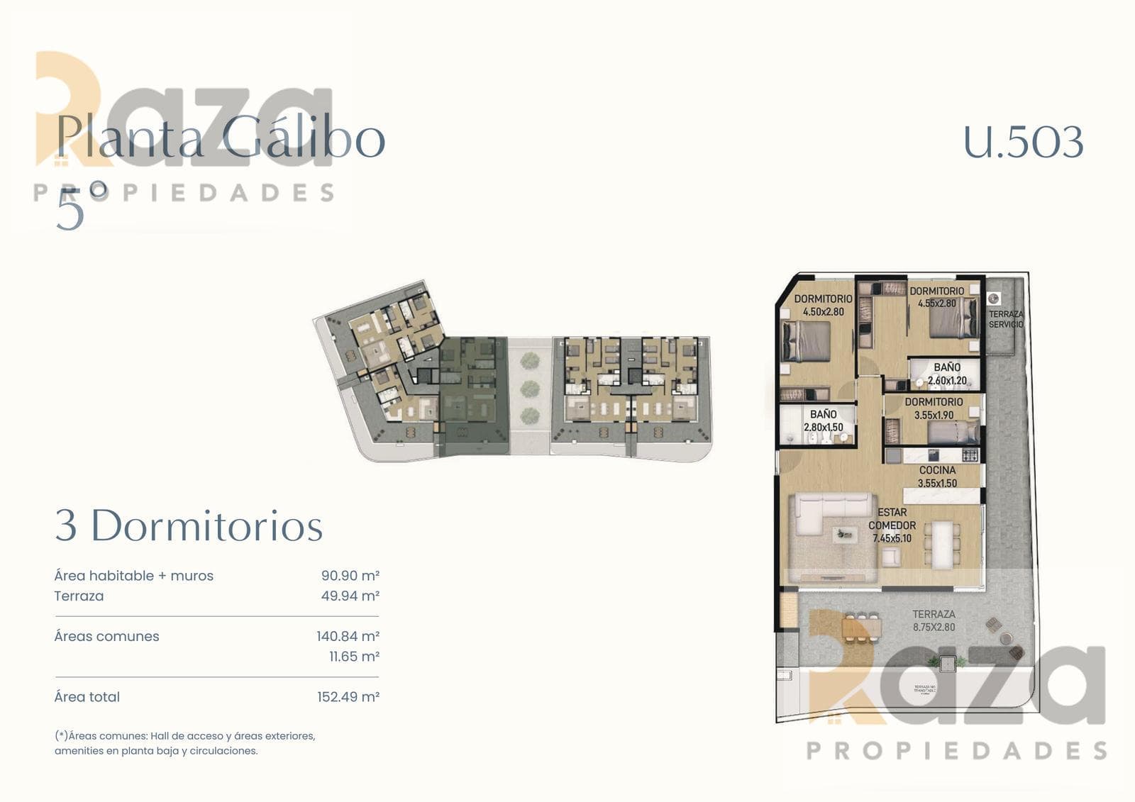 3-Bedroom Apartment for Sale in Ciudad de la Costa