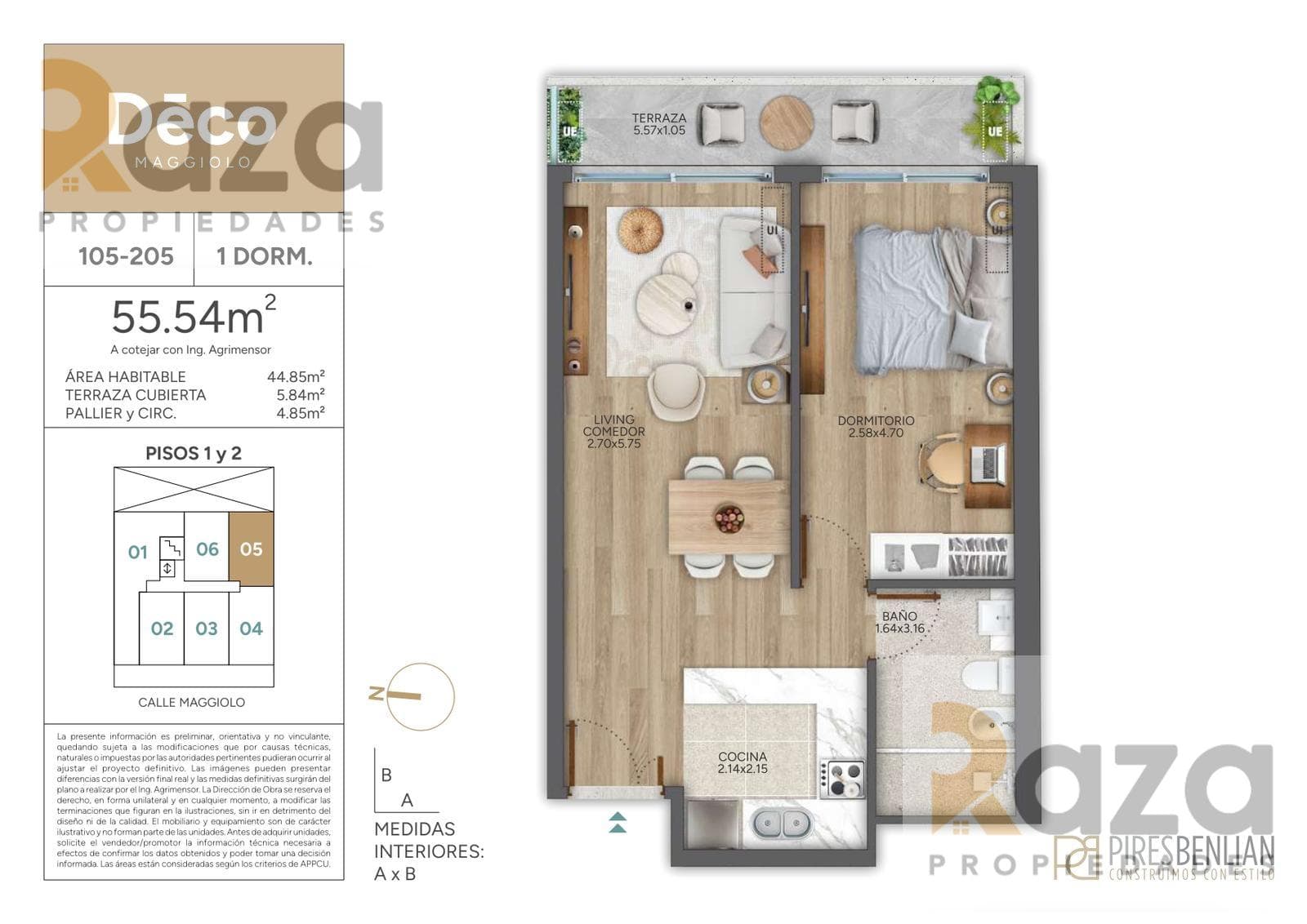 1-Bedroom Apartment for Sale in Parque Rodo