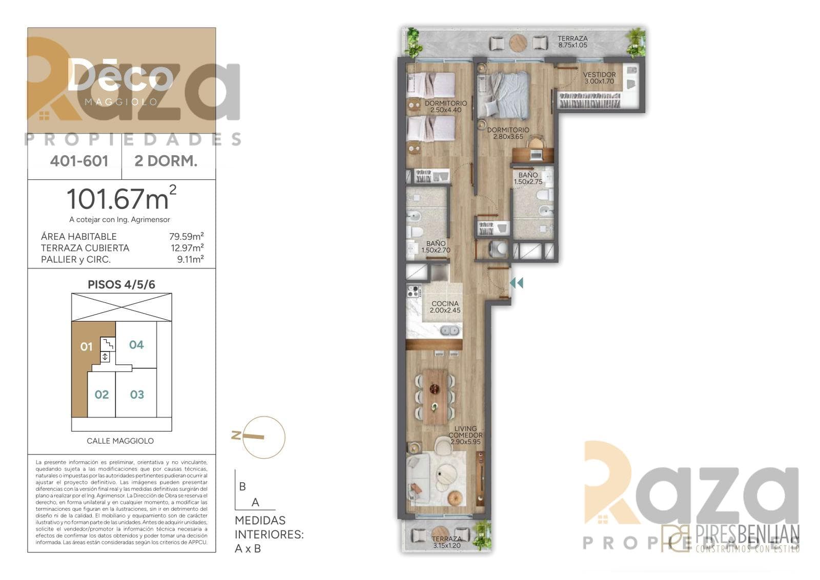 2-Bedroom Apartment for Sale in Parque Rodo