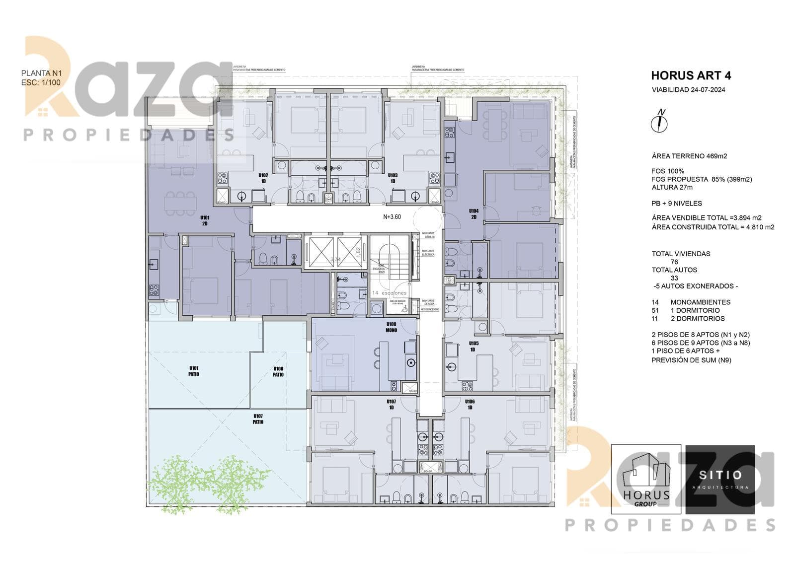 Studio Apartment for Sale in Downtown (Montevideo)