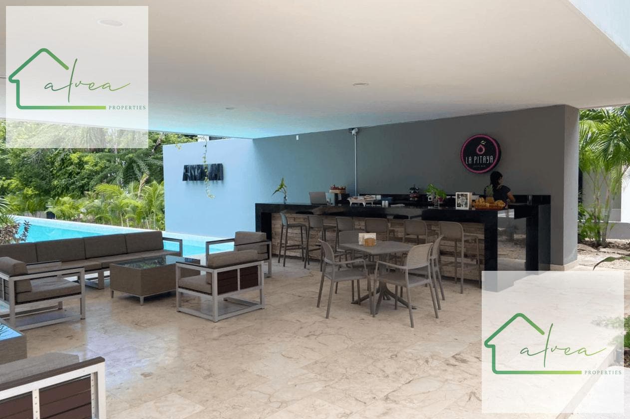 Luxury penthouse with a terrace and private hot tub at ANAH Village, Tulum Country Club