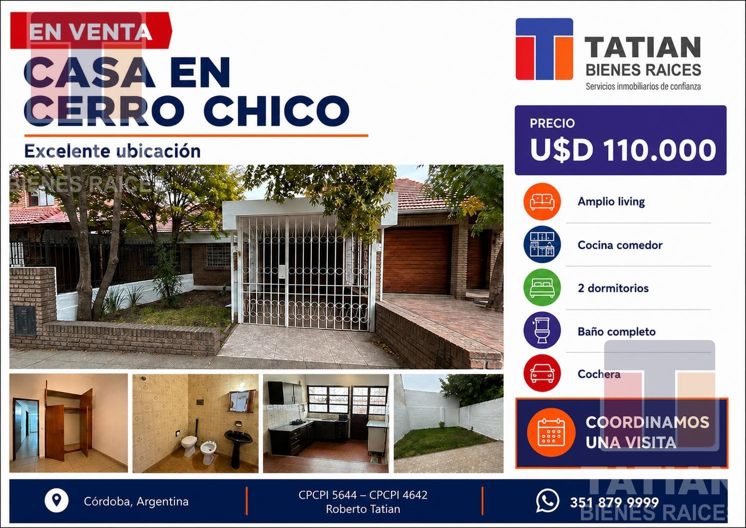 Your Getaway in Cerro Chico! Sturdy 2-Bedroom House with a Spacious Patio and Garage