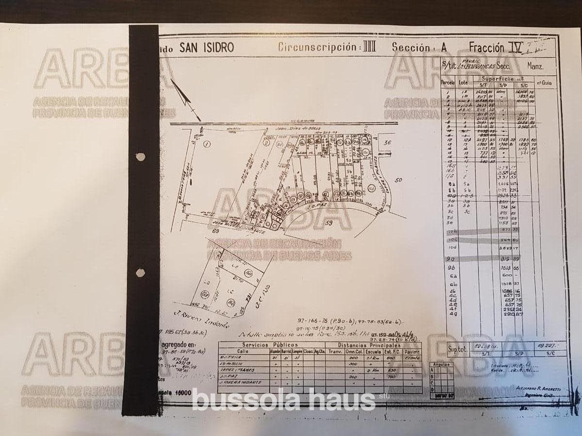 Lot with a house in need of renovation in Barrancas de Acassuso, San Isidro