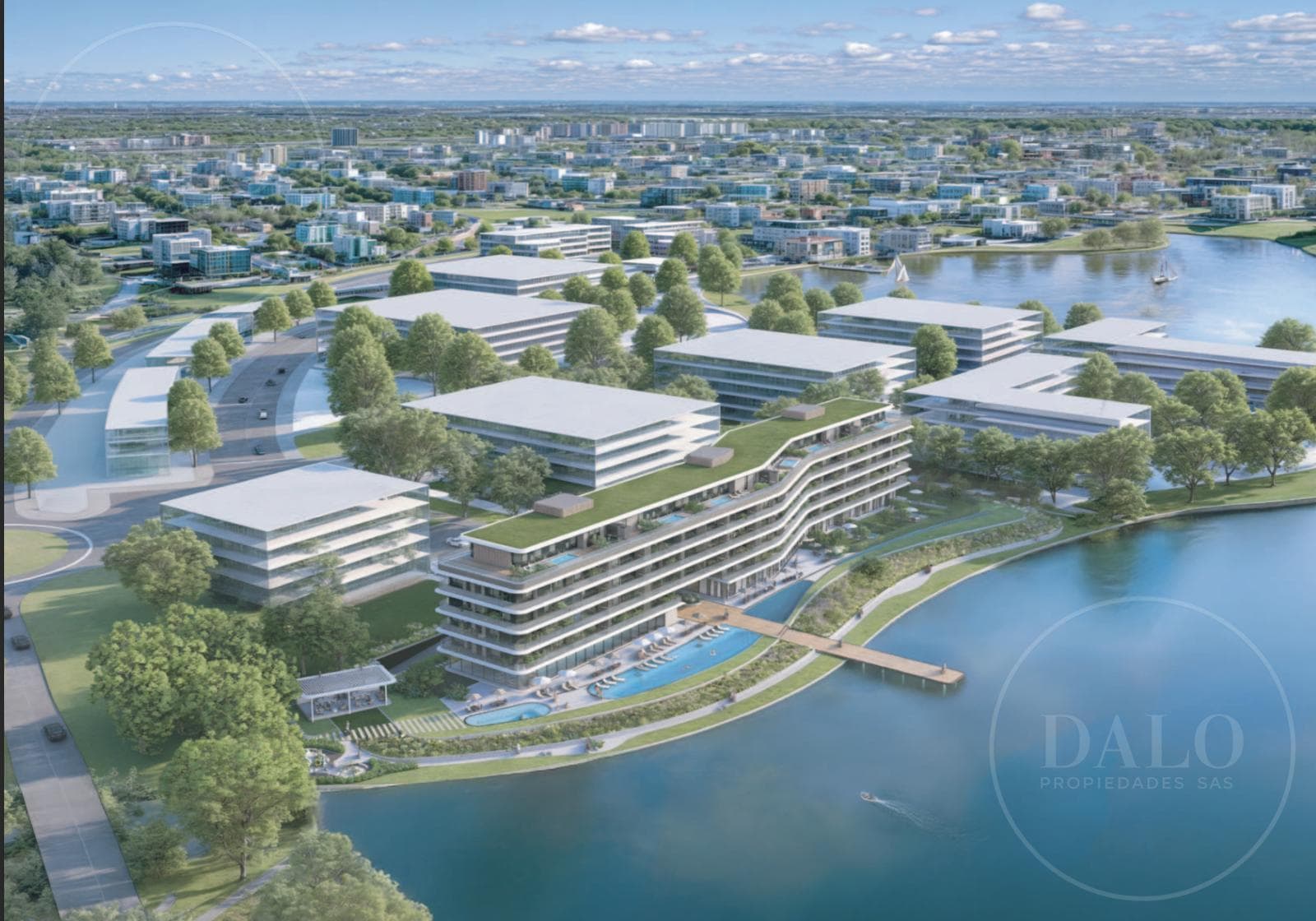 Apartments and Townhouses for Sale in de Pozo, 3 Bedrooms, Lake View, Puertos del Lago