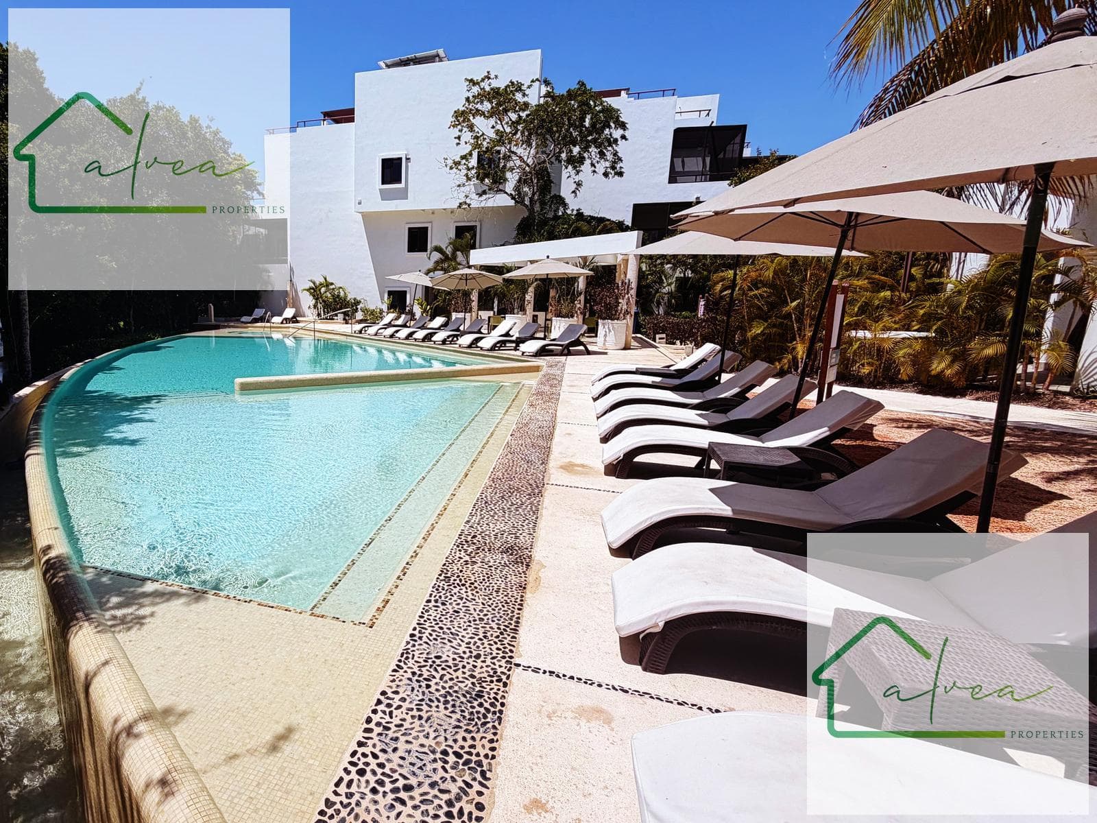 Furnished apartment for sale with access to golf and wellness facilities in Akumal