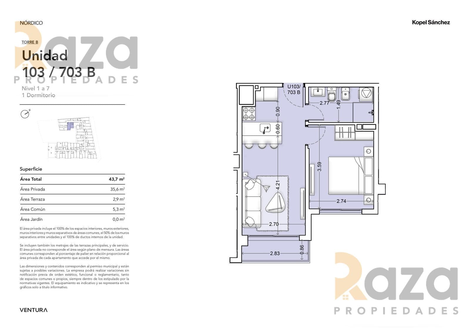1-Bedroom Apartment for Sale in La Blanqueada