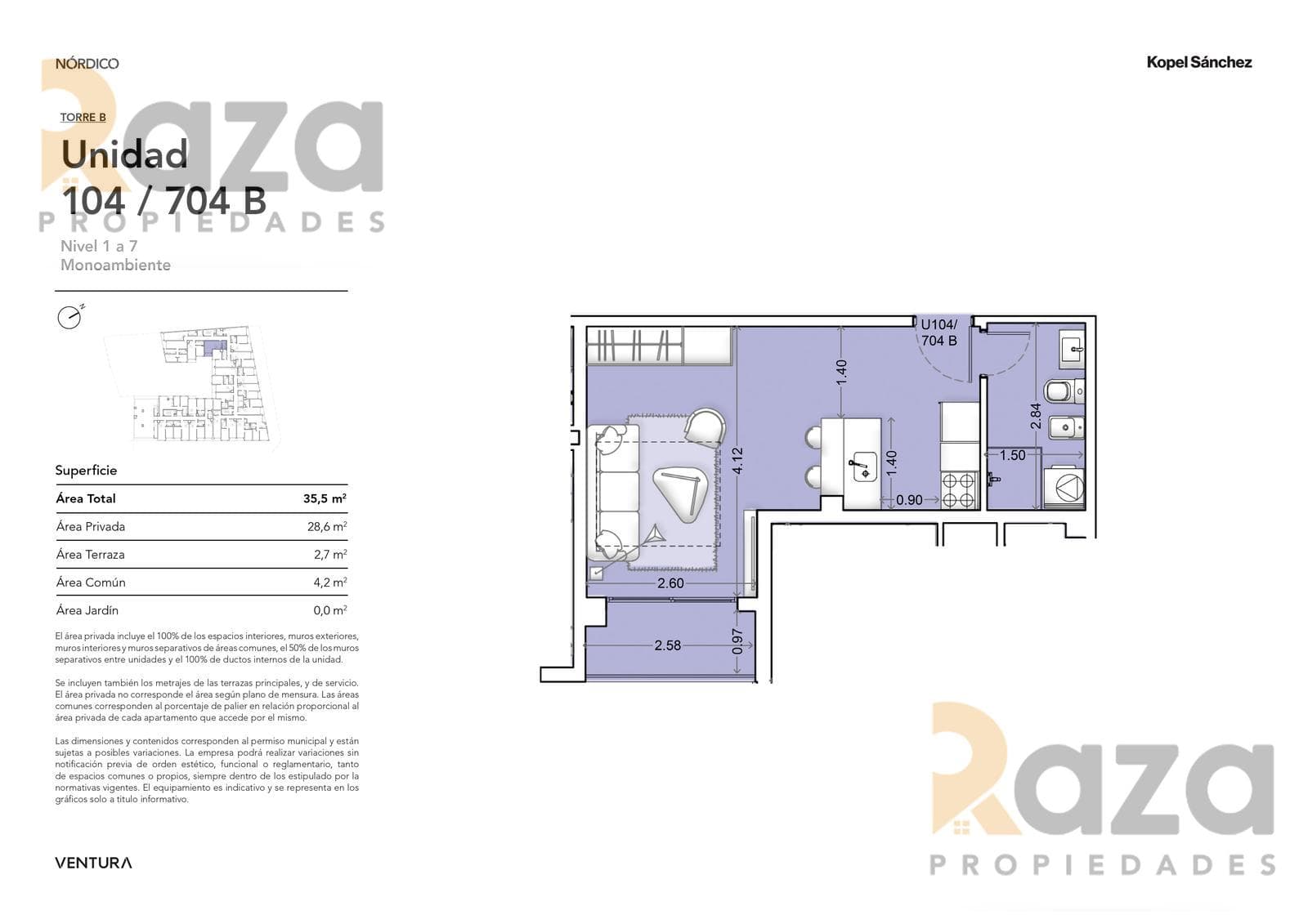 Studio Apartment for Sale in La Blanqueada