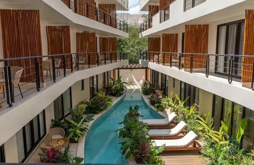 Invest and experience bohemian luxury in Tulum: studio with a private plunge pool