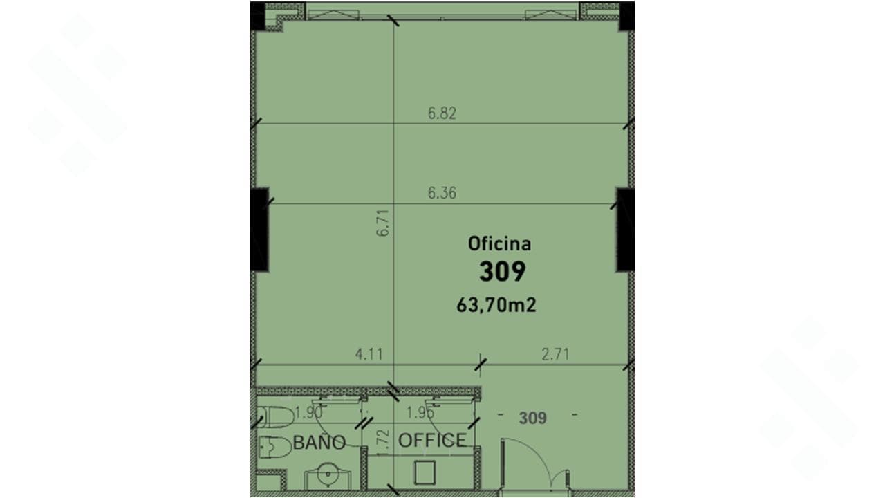 CORPORATE OFFICE SPACE FOR RENT AT "TORRE TRADE" - NEUQUÉN CITY