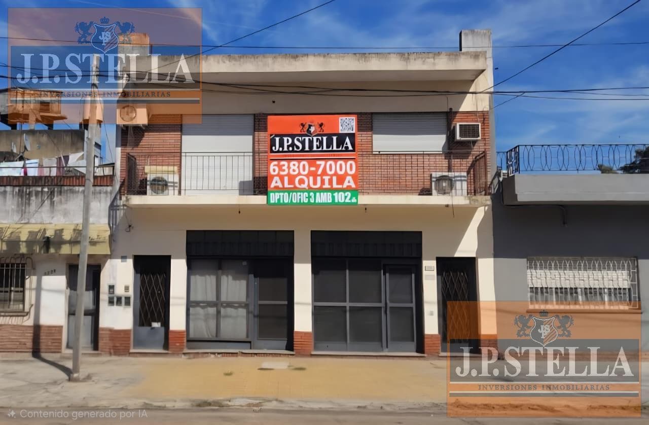 Dpto / Oficina 3 Amb 102 m² en PA p/escalera - Apto Vivienda o Profesional - San Justo