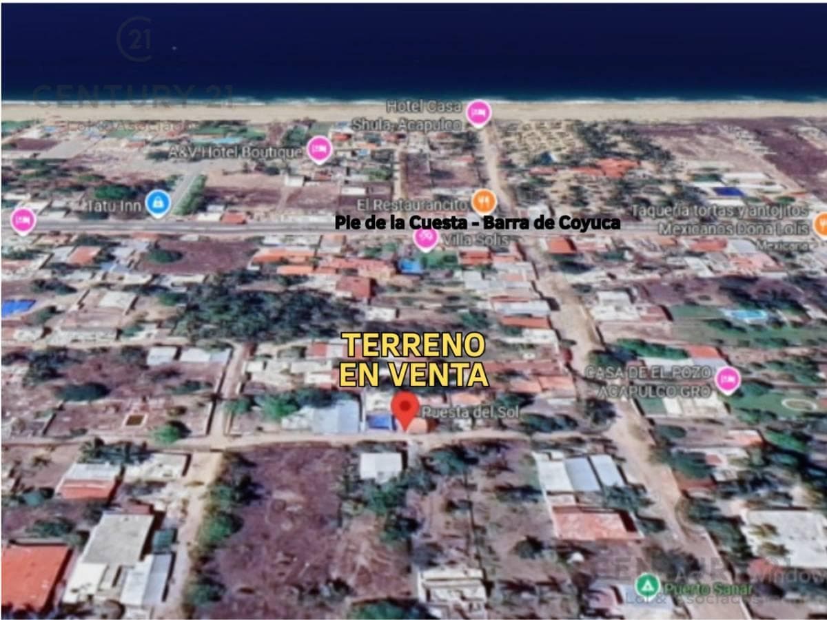 Residential Lot for Sale in Luces en el Mar, Coyuca de Benitez