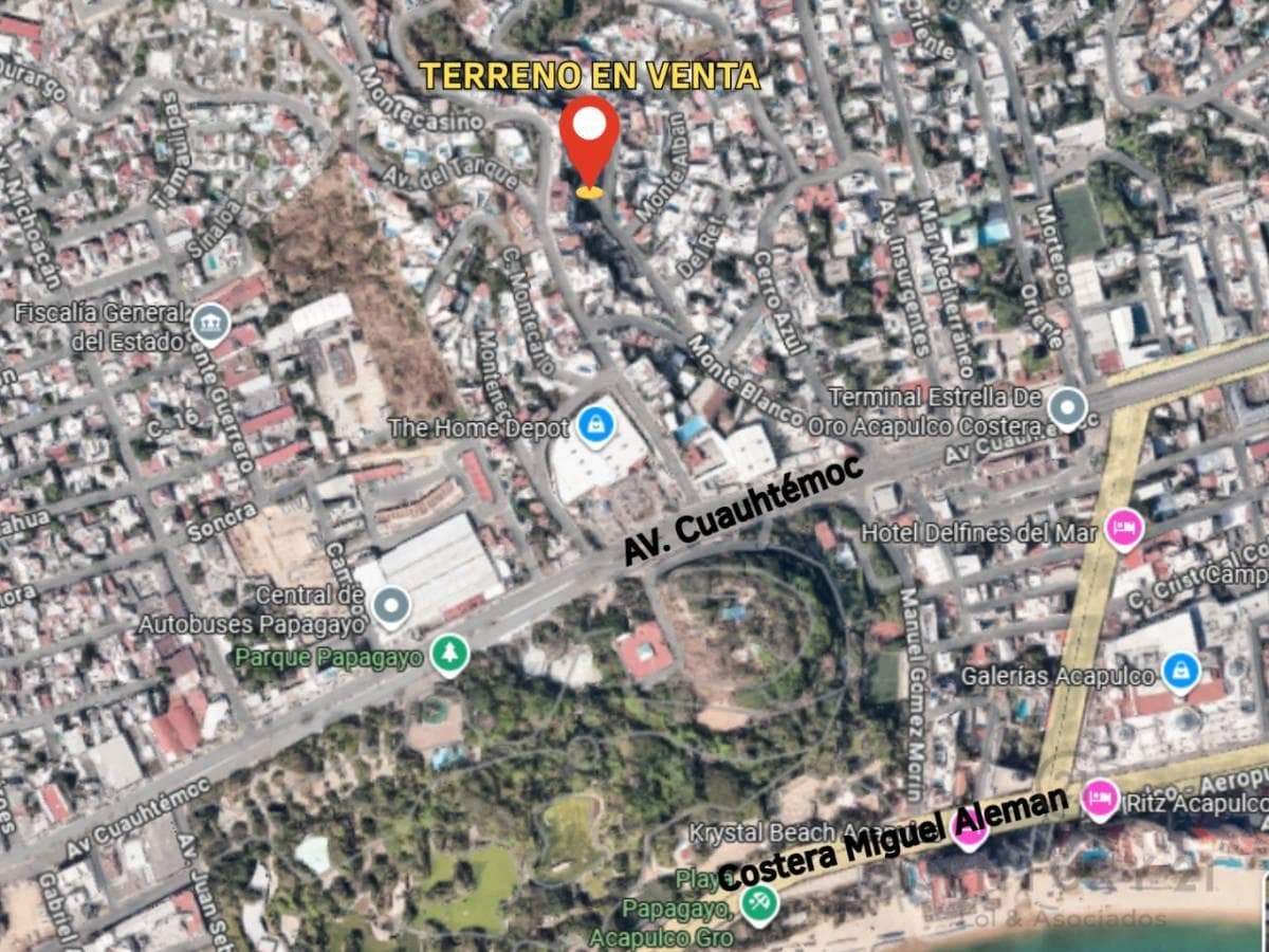 Land for Sale with High Potential in the Hornos Subdivision, Acapulco