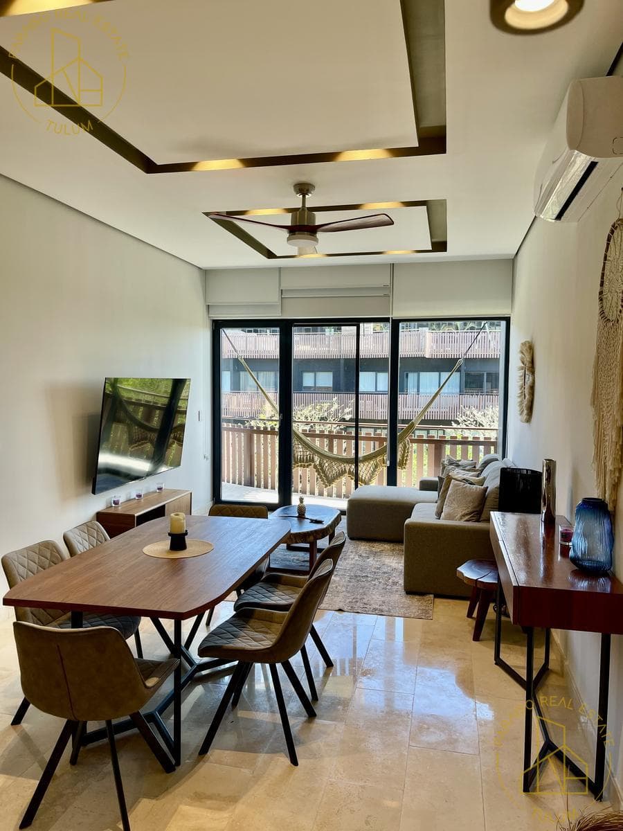 2-bedroom apartment in Amira District B208 – Rooftop view of the Caribbean Sea – D305