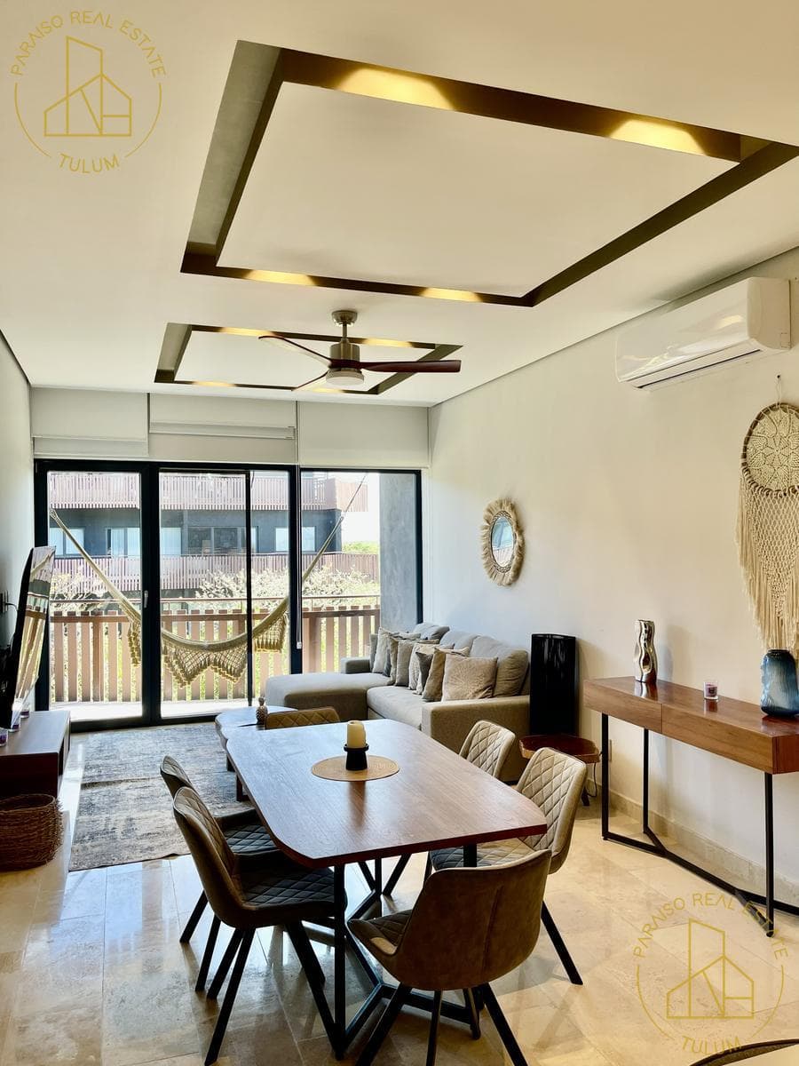 2-bedroom apartment in Amira District B208 – Rooftop view of the Caribbean Sea – D305