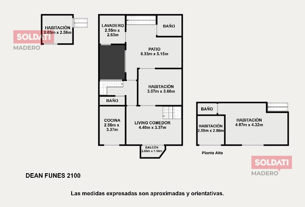 PH in Parque Patricios: Separate Entrance, Patio and Grill, 5 Rooms, NO MAINTENANCE FEES