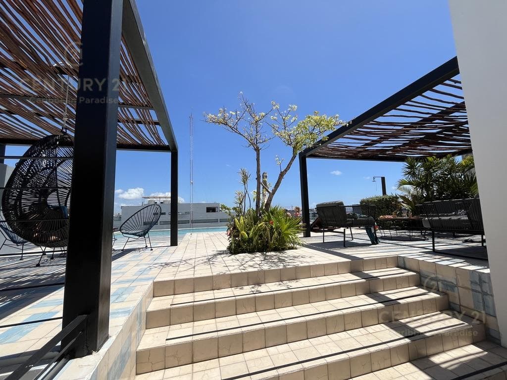 Spacious 71-square-meter studio for sale in Riva, just steps from the ocean in Playa del Carmen P4569
